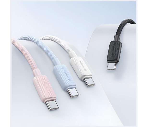 USAMS Kabel US-SJ691 60W USB-C do USB-C 1m czarny - 1569097 - zdjęcie 11